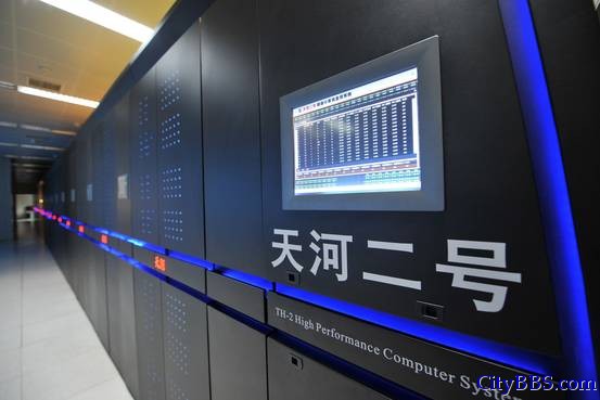 中国正成为超级计算机大国 与美国竞争激烈中国国防科技大学研制的天河二号超级计算机 ...