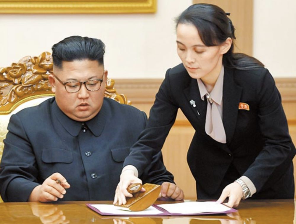 接班人胞妹金与正?