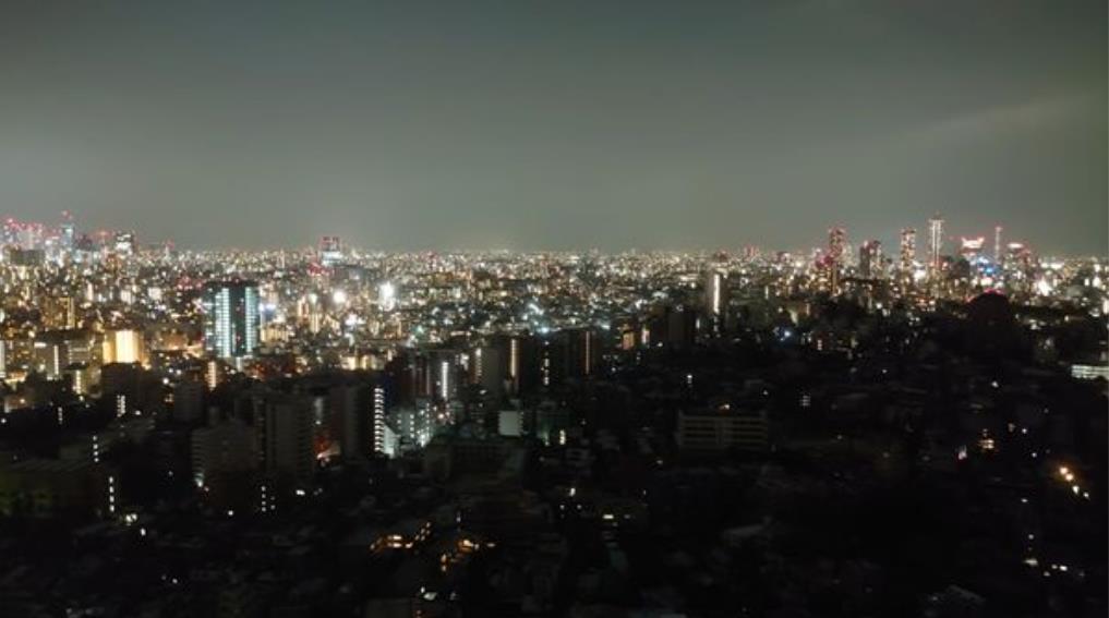 日本网友分享东京地震后的停电景象