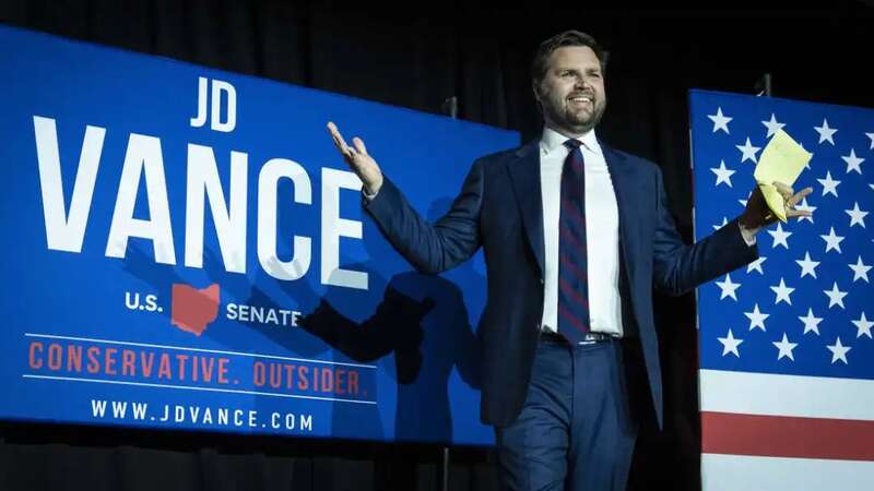 俄亥俄州的参议员竞选者JD 万斯（JD Vance）