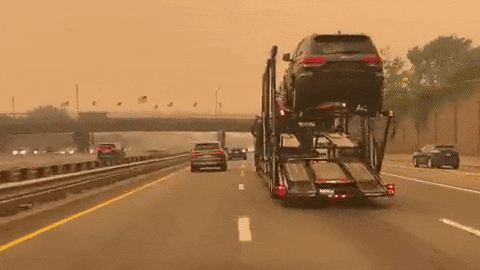 新泽西州北部的 I-80，网友表示看起来跟火星一样