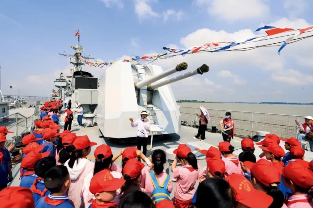 5月18日，江西九江市，湖口县爱国主义教育基地迎来研学热潮