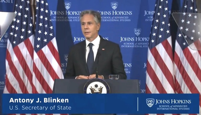 Antony Blinken Speech at Hopkins