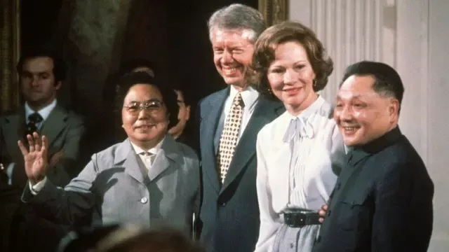 1979年1月31日，中国领导人访问美国