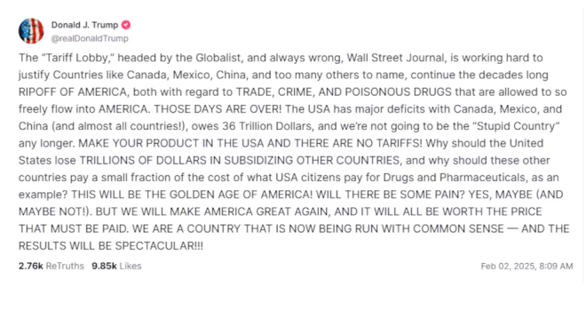 特朗普再次提及“加拿大应成为美国的第51个州”
