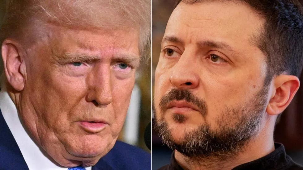 美国总统特朗普（Donald Trump）批评乌克兰总统泽连斯基（Volodymyr Zelensky）