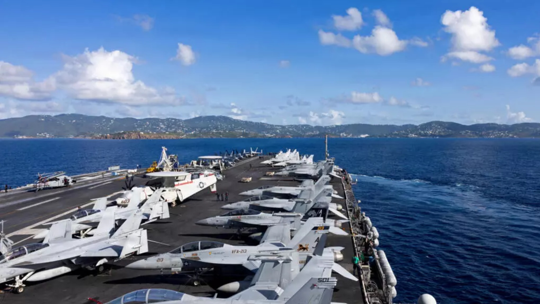 全球最大的航空母舰——美国海军核动力福特级航母“杰拉尔德·R·福特”号（CVN 78）已参与针对往返委内瑞 ...